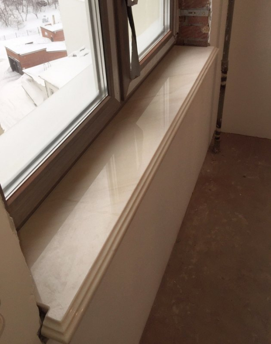 Подоконник из мрамора Dina