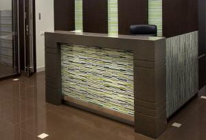 Стойка ресепшен из гранита Vena 2